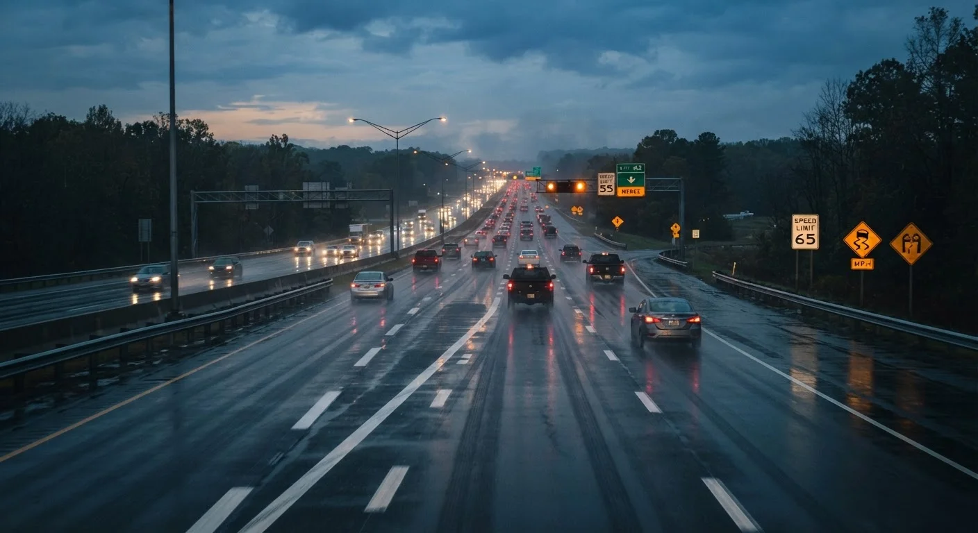 A Driver's Quick Reference: Stopping Distances, Speed Limits, and Safe Gaps by Condition