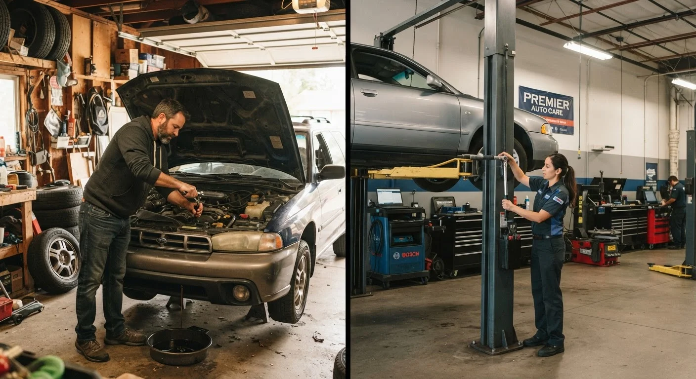 DIY Car Maintenance vs. Taking It to a Shop