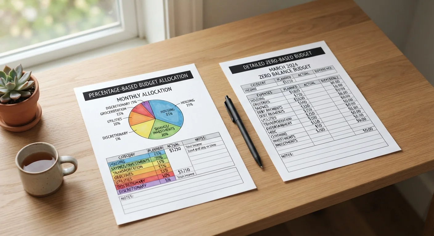 The 50/30/20 Rule vs. Zero-Based Budgeting