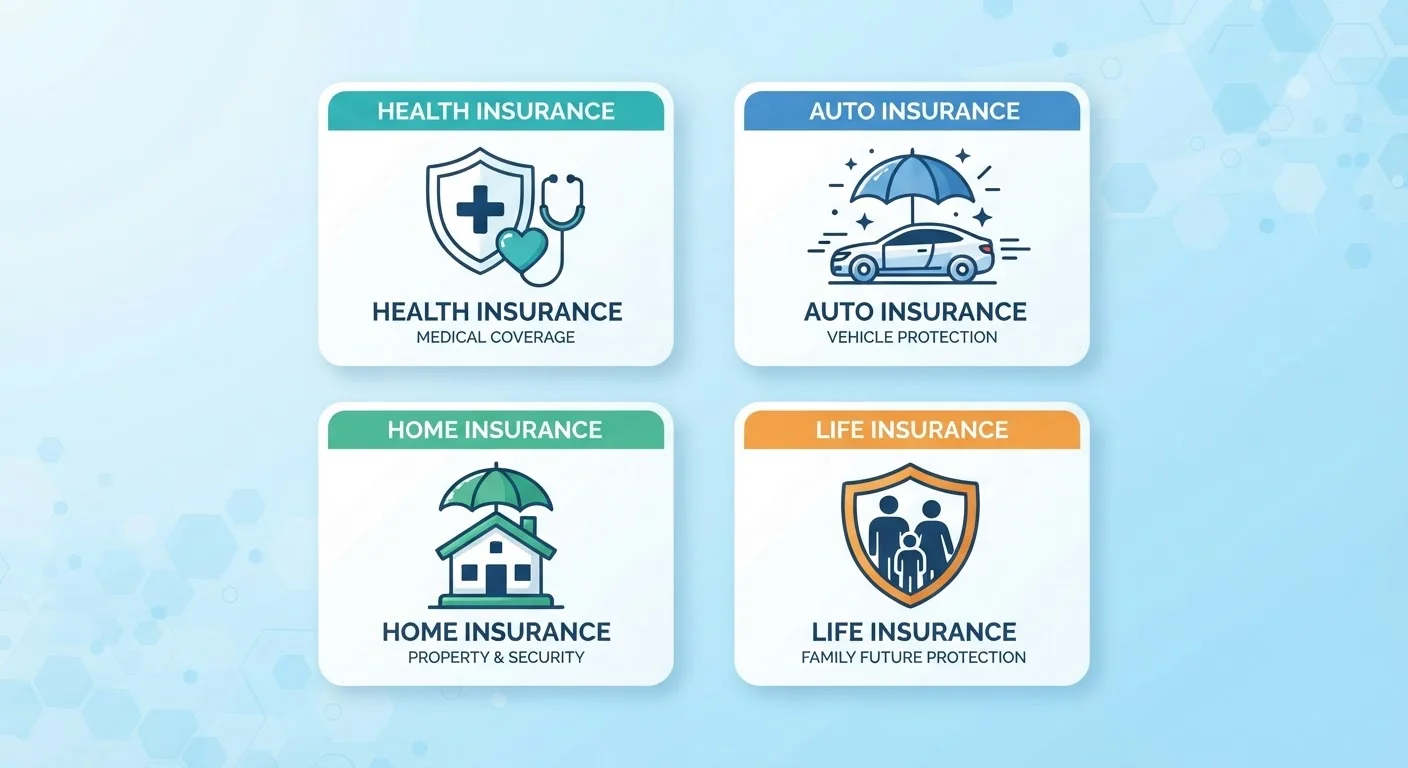 The Four Pillars of Personal Insurance: Health, Auto, Home, and Life
